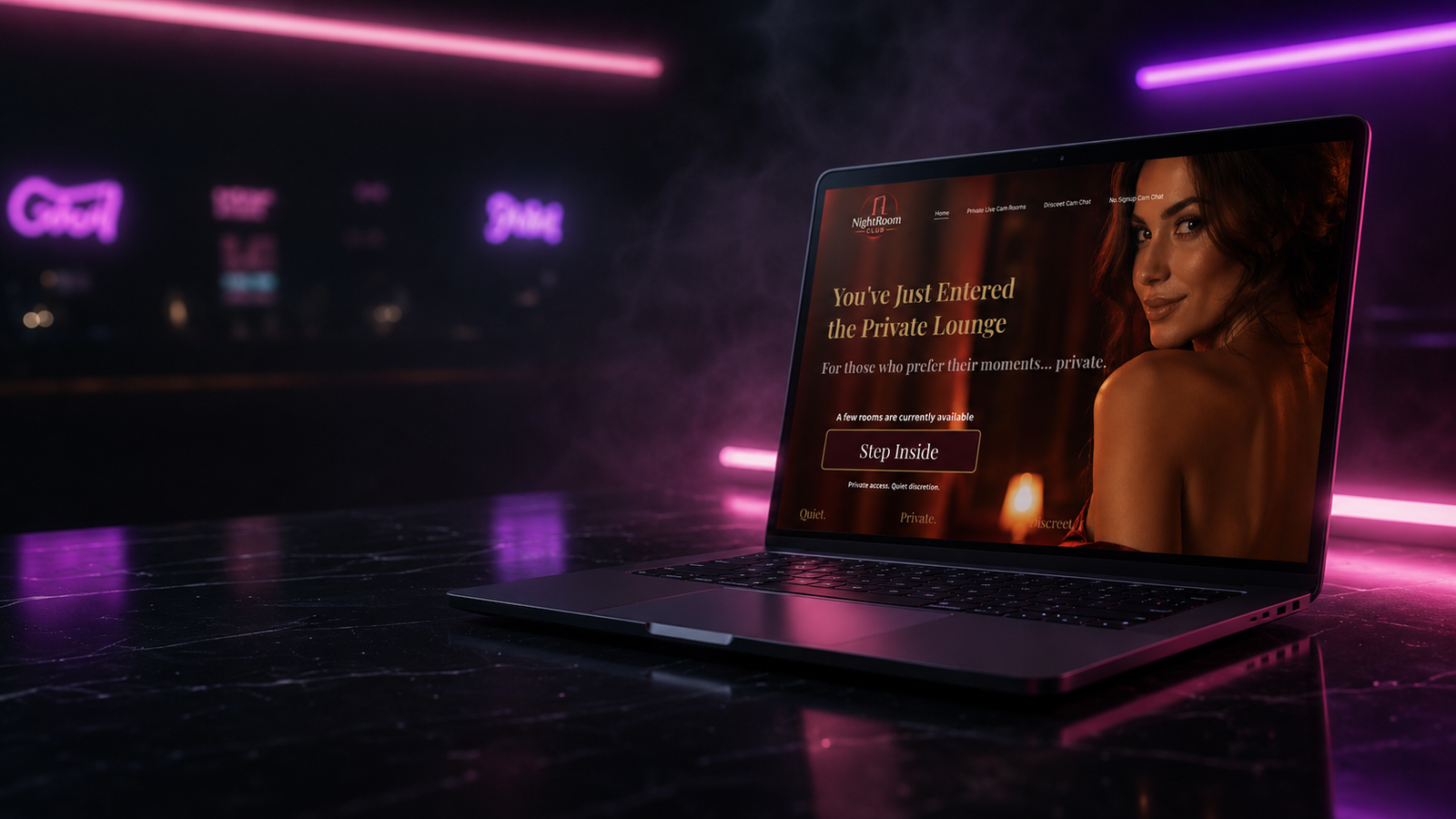 NightRoomClub review laptop preview